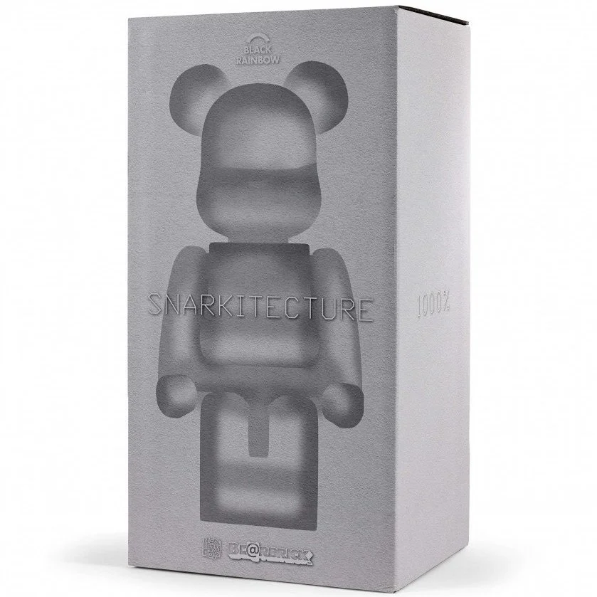 A Be@rbrick of MEDICOM x BLACKRAINBOW x Daniel ARSHAM x 