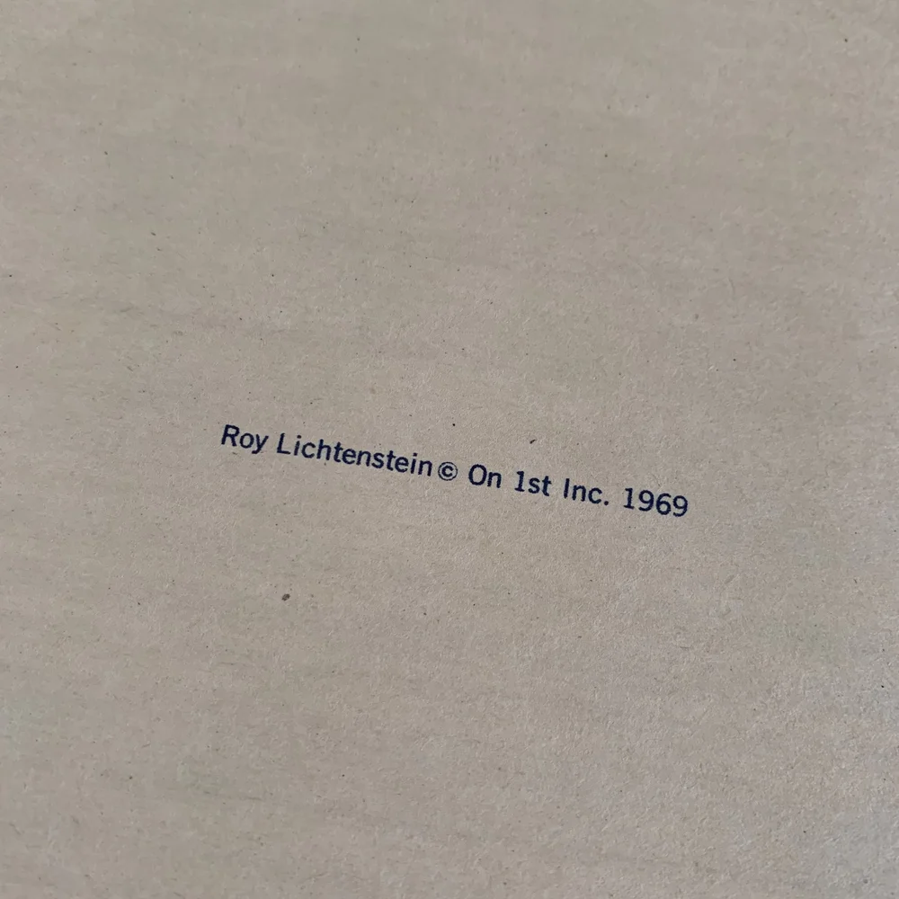 Roy Lichtenstein アートプレート 1969 Paper Plate print by Roy Lichtenstein - Dope! Gallery