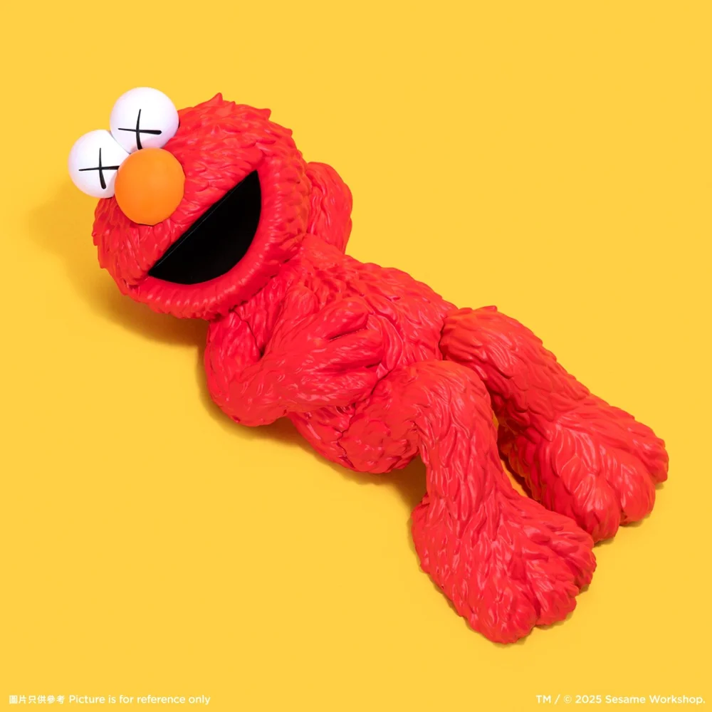 kaws+x+sesame+street+Elmo+01. 