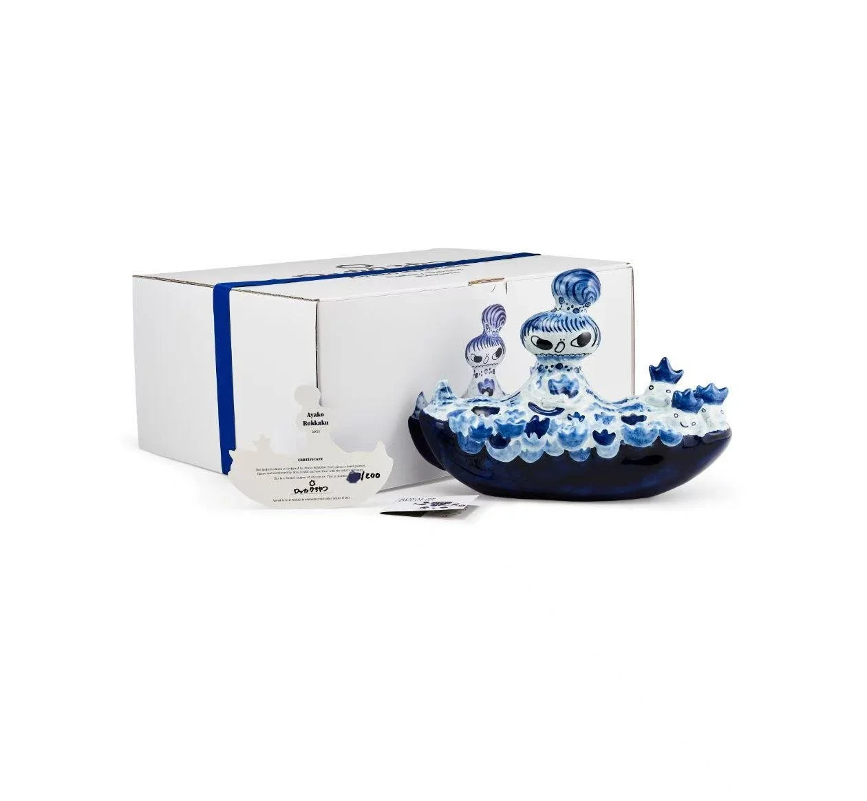 Ayako Rokkaku | UNTITLED ROYAL DELFT CERAMIC SCULPTURE