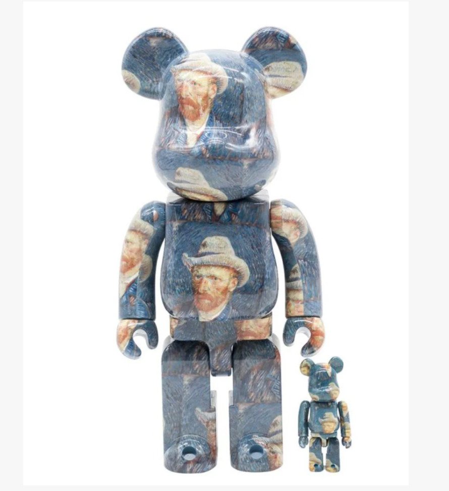 Be@rbrick | VAN GOGH MUSEUM SELF PORTRAIT WITH GREY HAT 400% + 100%