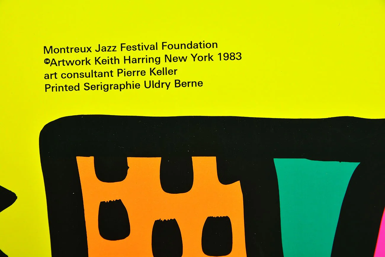 Affiche Vintage Concert Jazz Tage Solothurn 1983 - Rzui - 50x70cm