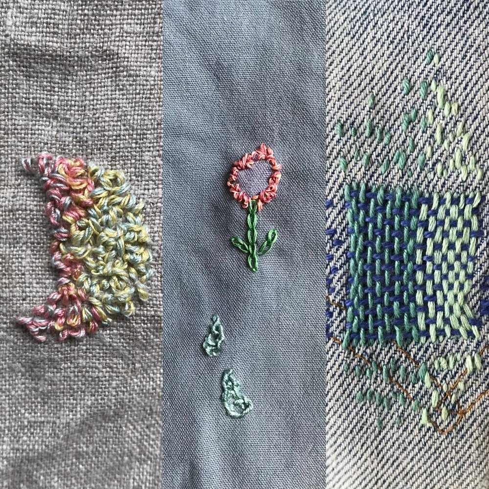 Visible Mending Bundle — Top Stitch Mending