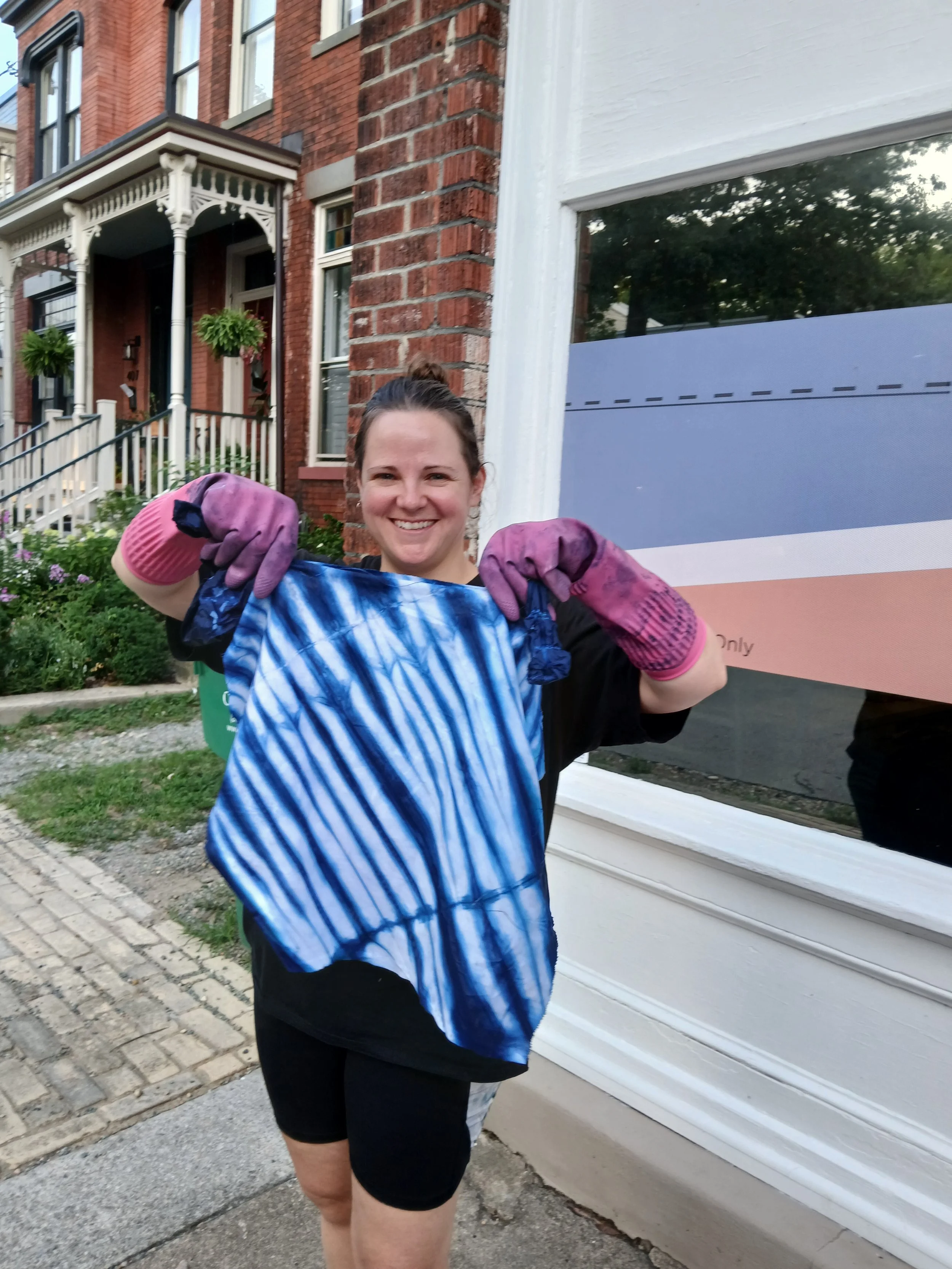Indigo Dyeing and Basic Shibori