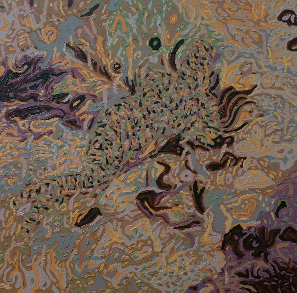 "Hasta Botero lo intentó" 2025
Colección Privada
55" x 55"
Acrílica sobre lienzo