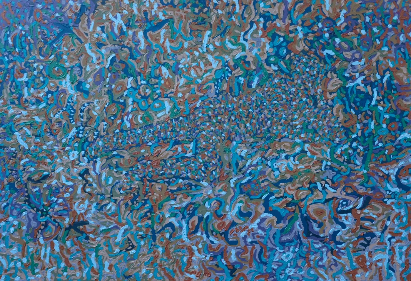 "El sueño de Jacob" 2025
Colección Privada
87" x 59"
Acrílica sobre lienzo