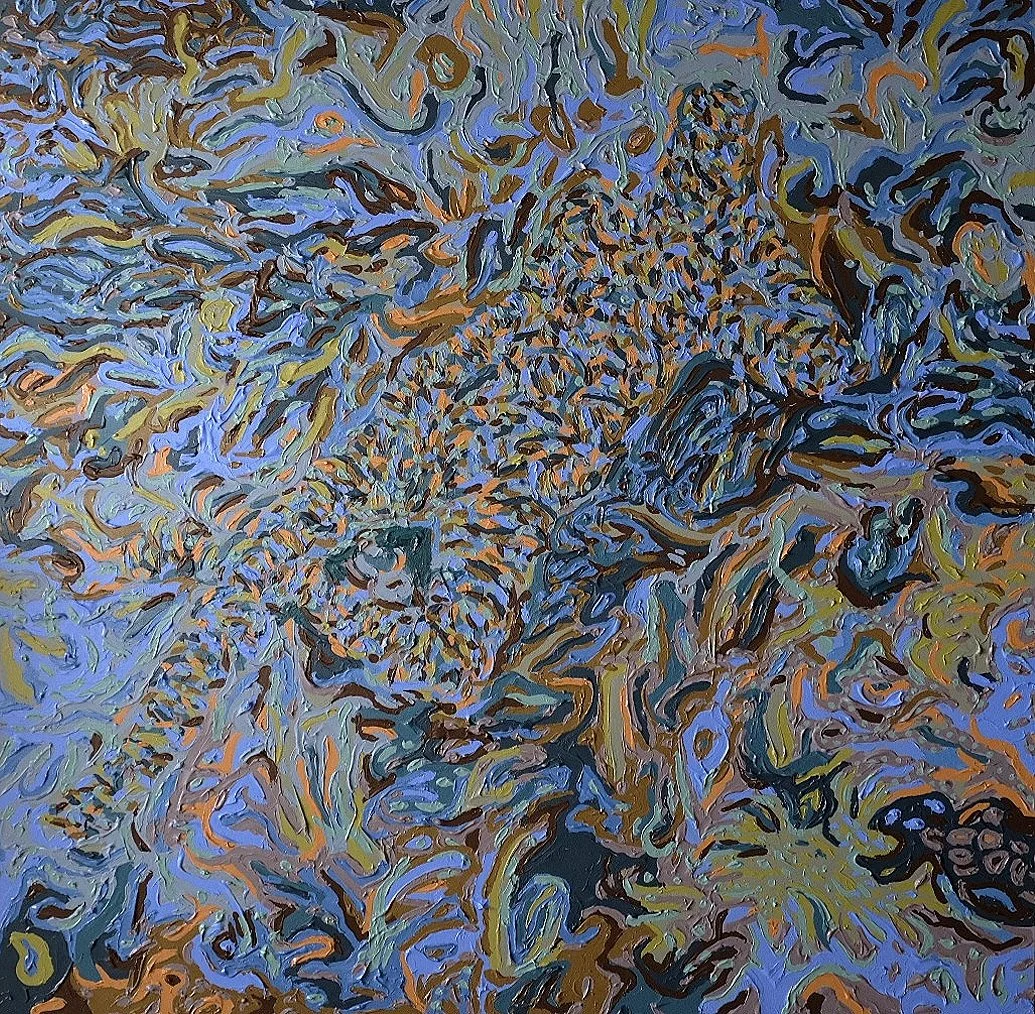 "Ojalá Yo" 2025
Colección Privada
55" x 55"
Acrílica sobre lienzo