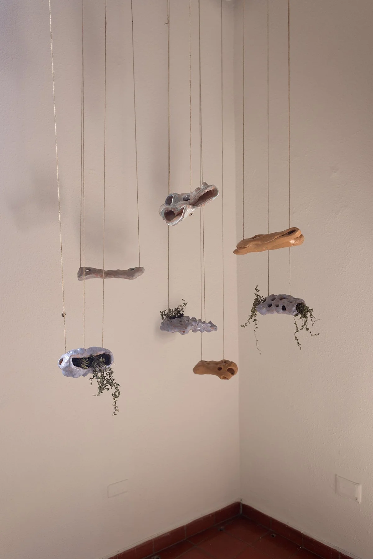 Serie Habitáculos (2024)
Cerámica esmaltada
siete piezas de 10 x 25 x 15 cm cada una
US 250