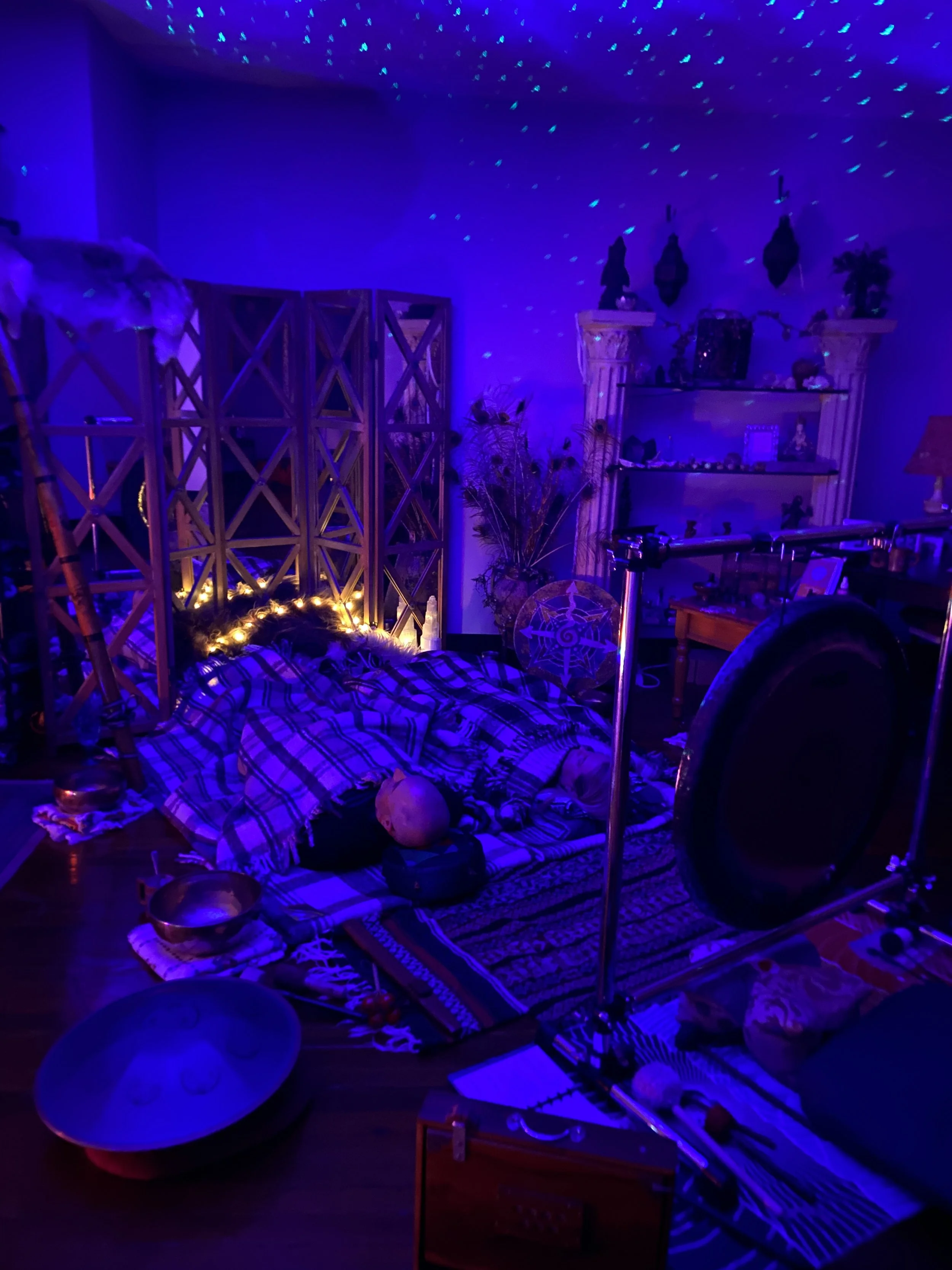 Private sound healing space with gong, handpan and singing bowls — Matthew Kramer, Mechanicsburg PA