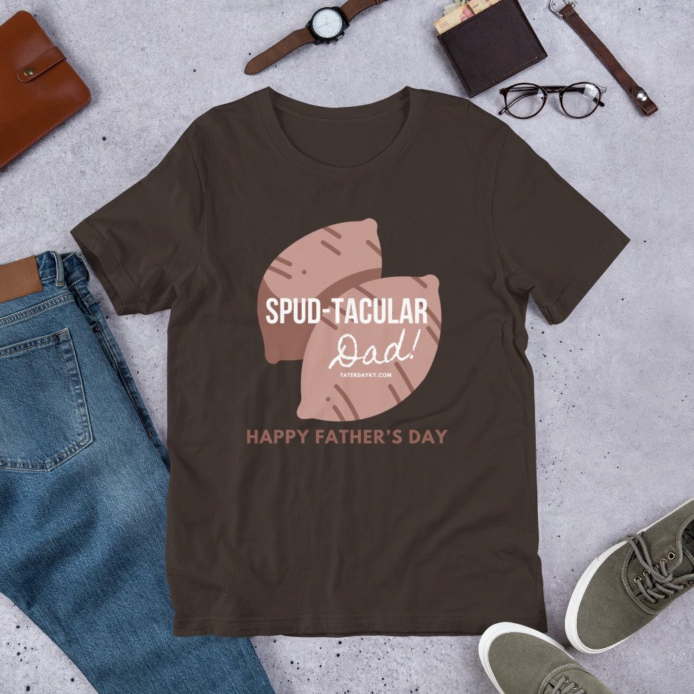unisex-staple-t-shirt-brown-front-660e2c7c825ee.jpg