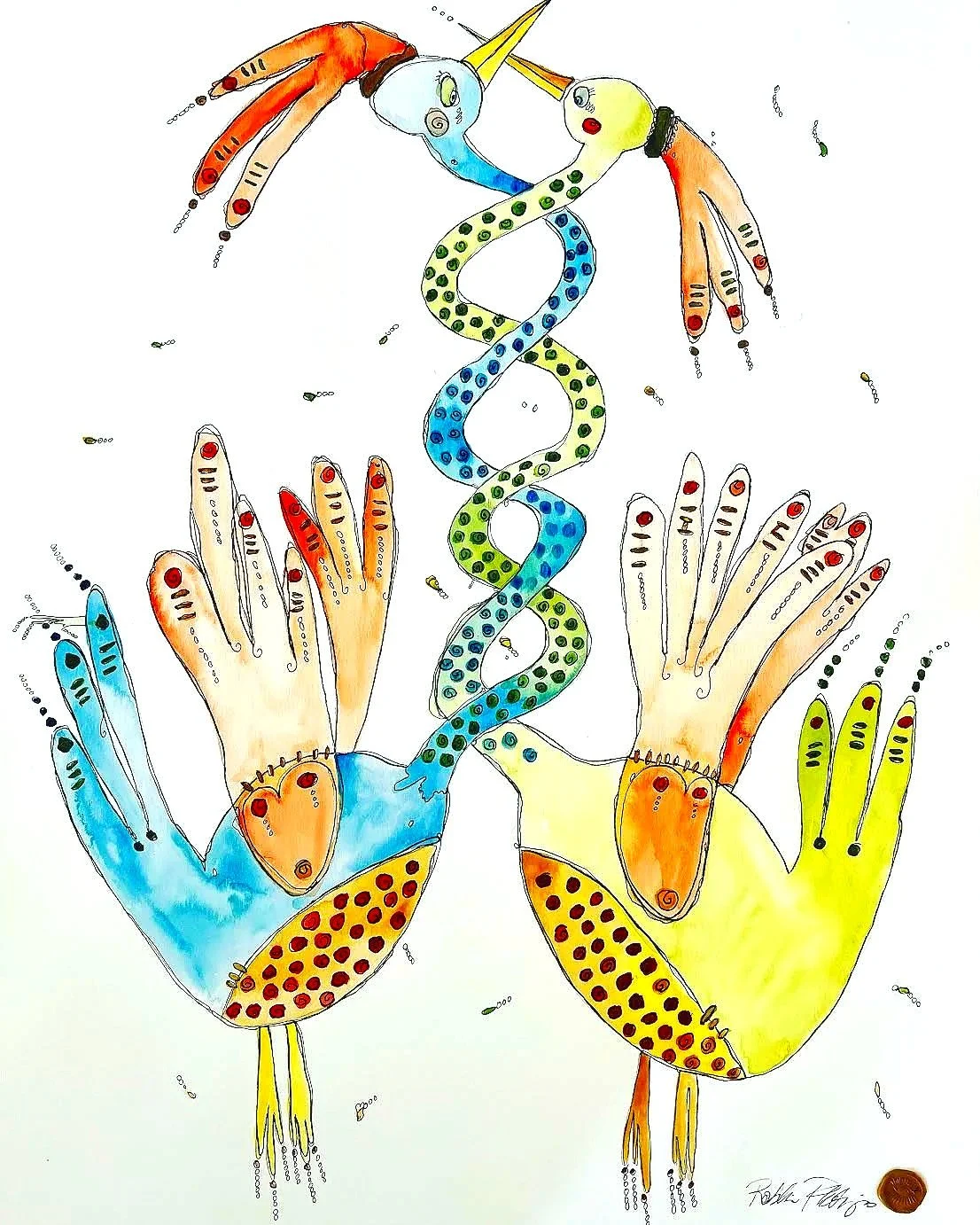 Where Ever You Go. 21x33 Unframed $250