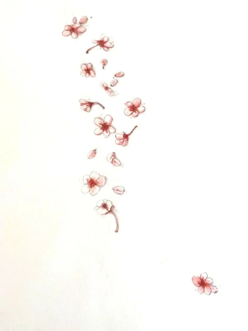 Falling Blooms (No. 2)  SOLD