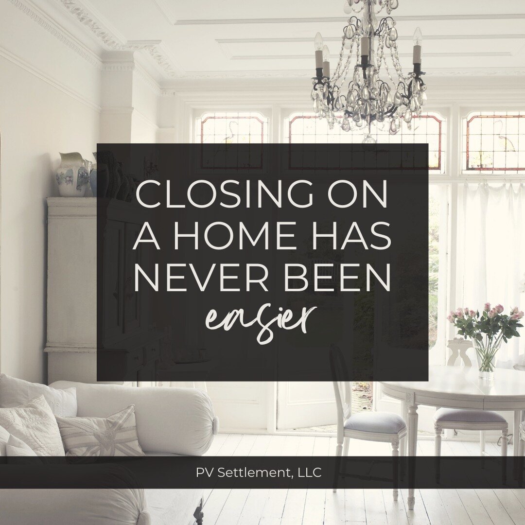 Giving you the closure you deserve every closing! 😌

We understand the stress that can come along with buying your new home. That&rsquo;s why PV Settlement is committed to delivering industry-leading customer service and communication! 

We&rsquo;ll
