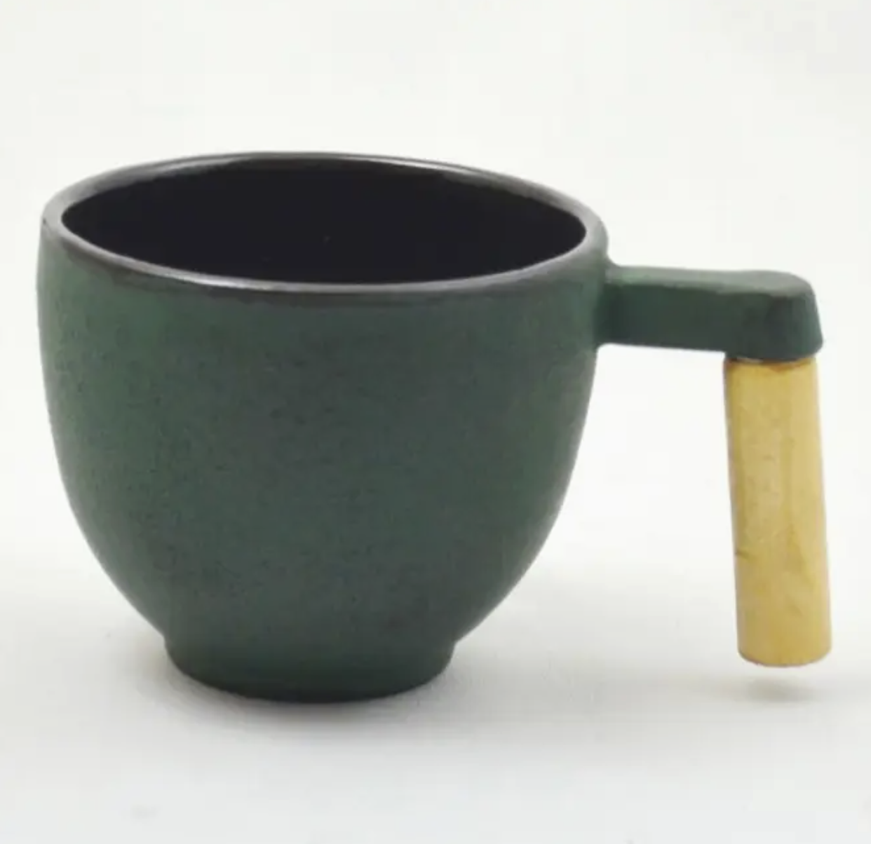 Black Teecup Iron Round Wood - Ja-Unendlich