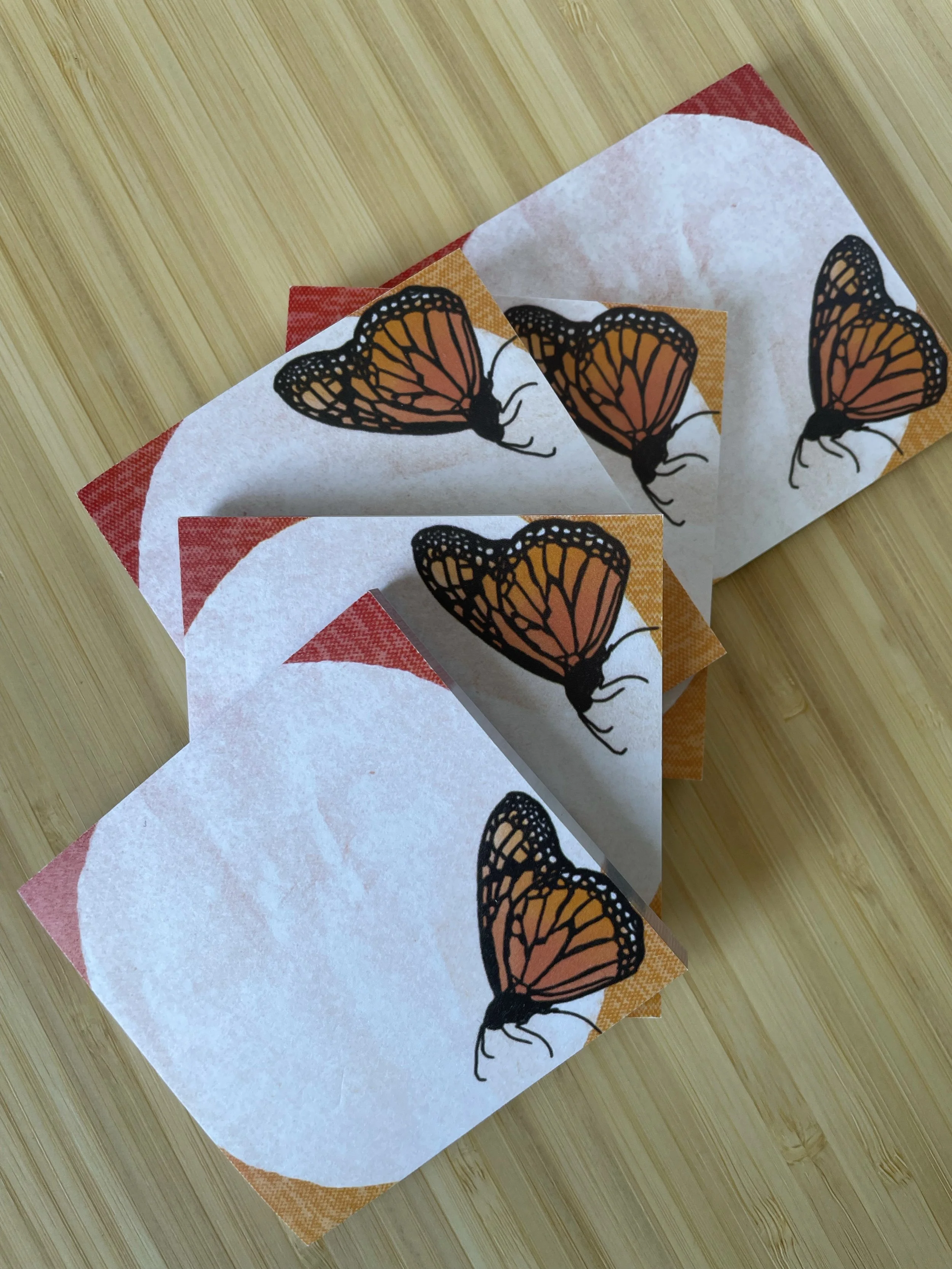 Monarch Post it Notes 