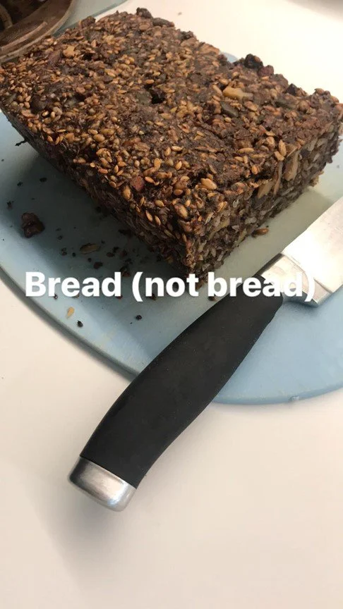 Big Smiles “Bread, Not Bread - A Seedy No-Grain Loaf”