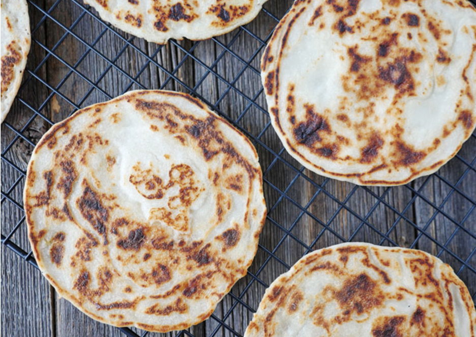 Coconut Flour Paleo Naan Bread