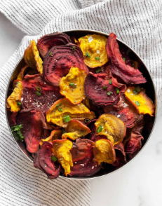 Cumin-Spiced Beet Chips