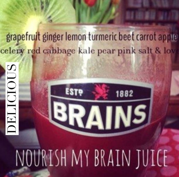 We Love Our Brains Juice