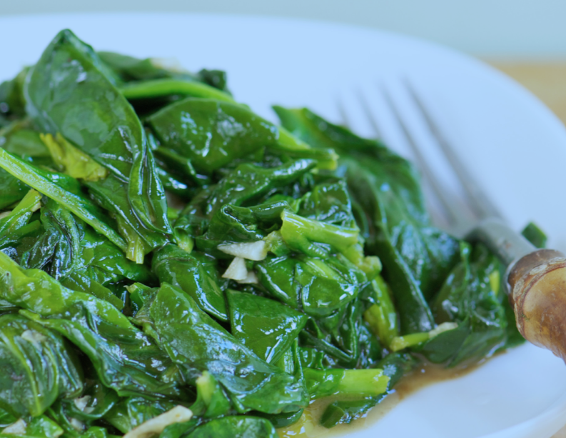 Garlicky Greens