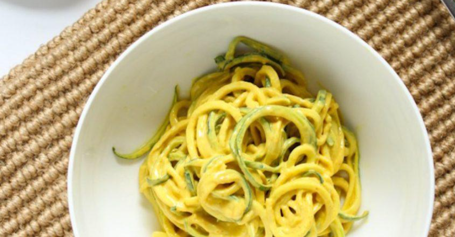 Crazy Sexy Raw Vegan Curried Zoodles (aka Zucchini Noodles!)