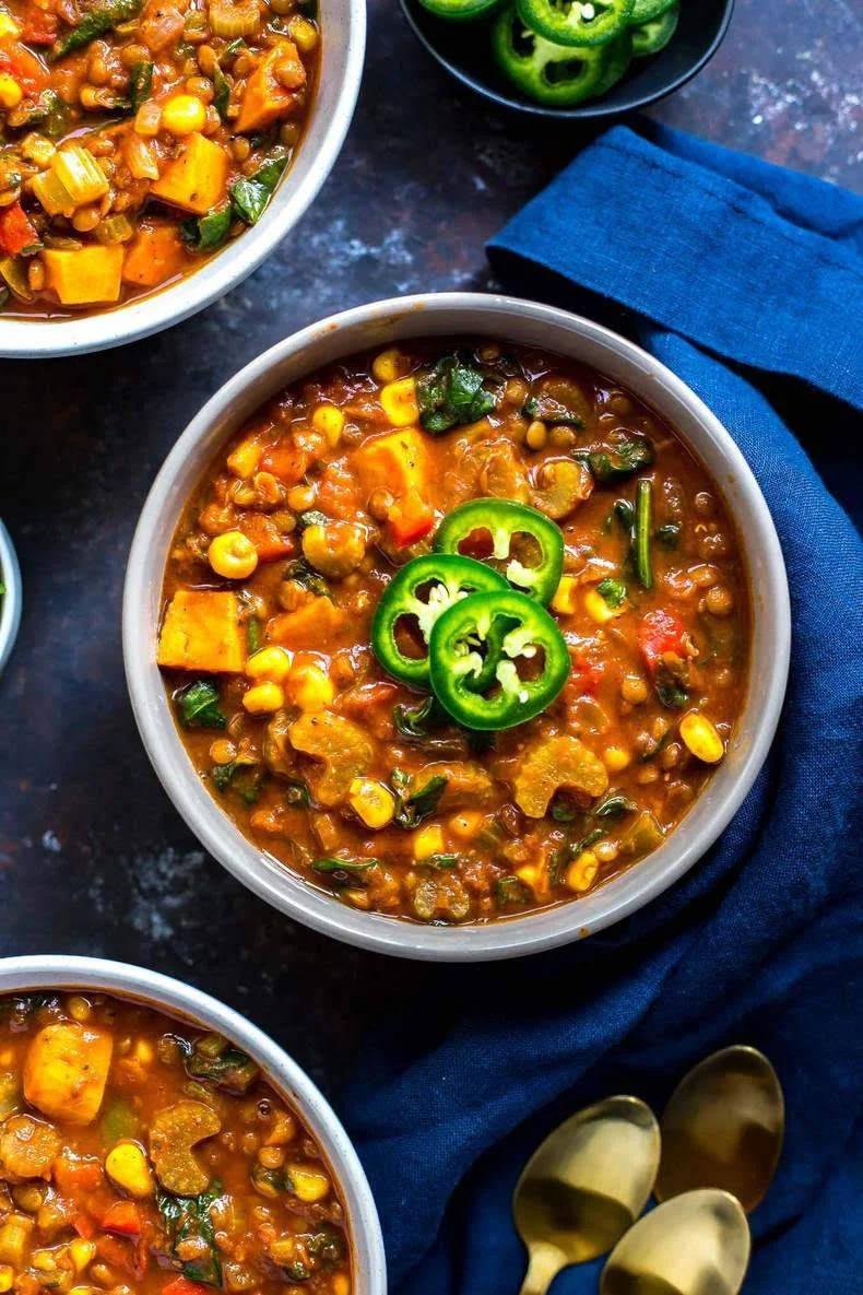 Jennifer S.’s sweet Potato Lentil Chili