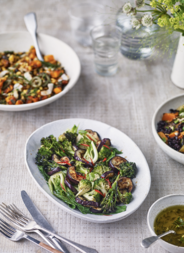 Deliciously ELla Spicy Miso Aubergine &amp; Broccoli Soup
