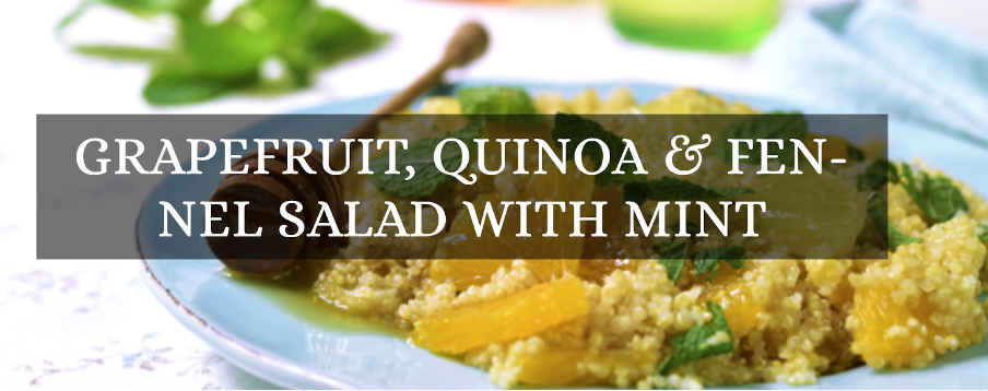 Joyful Belly’s Grapefruit, Quinoa &amp; Fennel Salad (Warm Up Week)