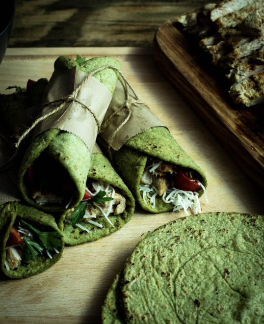 Oat + Spinach Flatbread