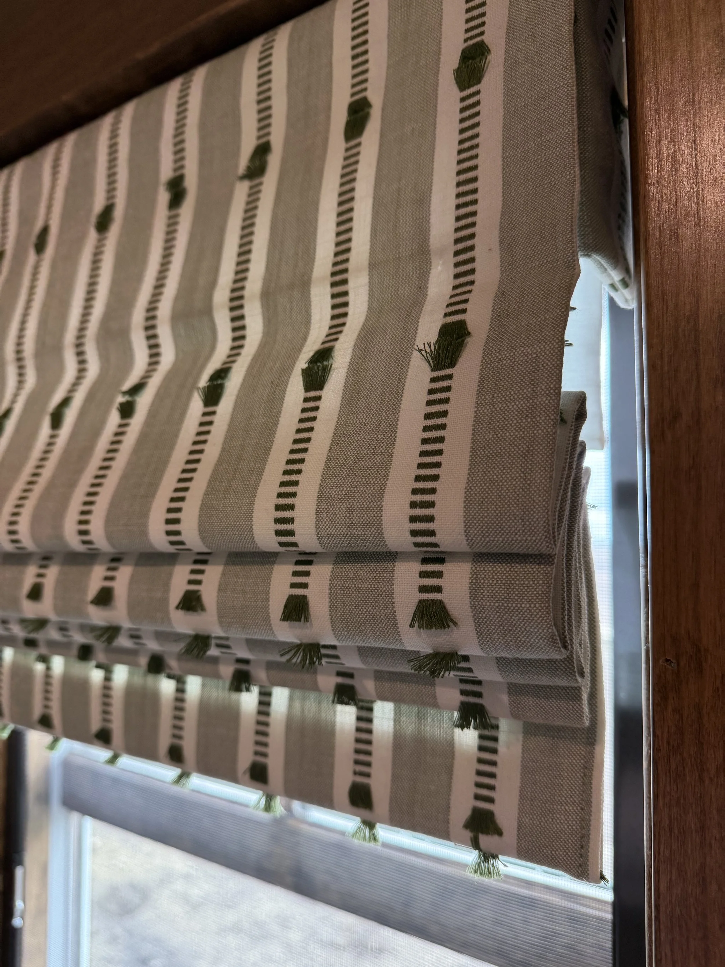 Cordless Roman Shade from Carole Fabrics