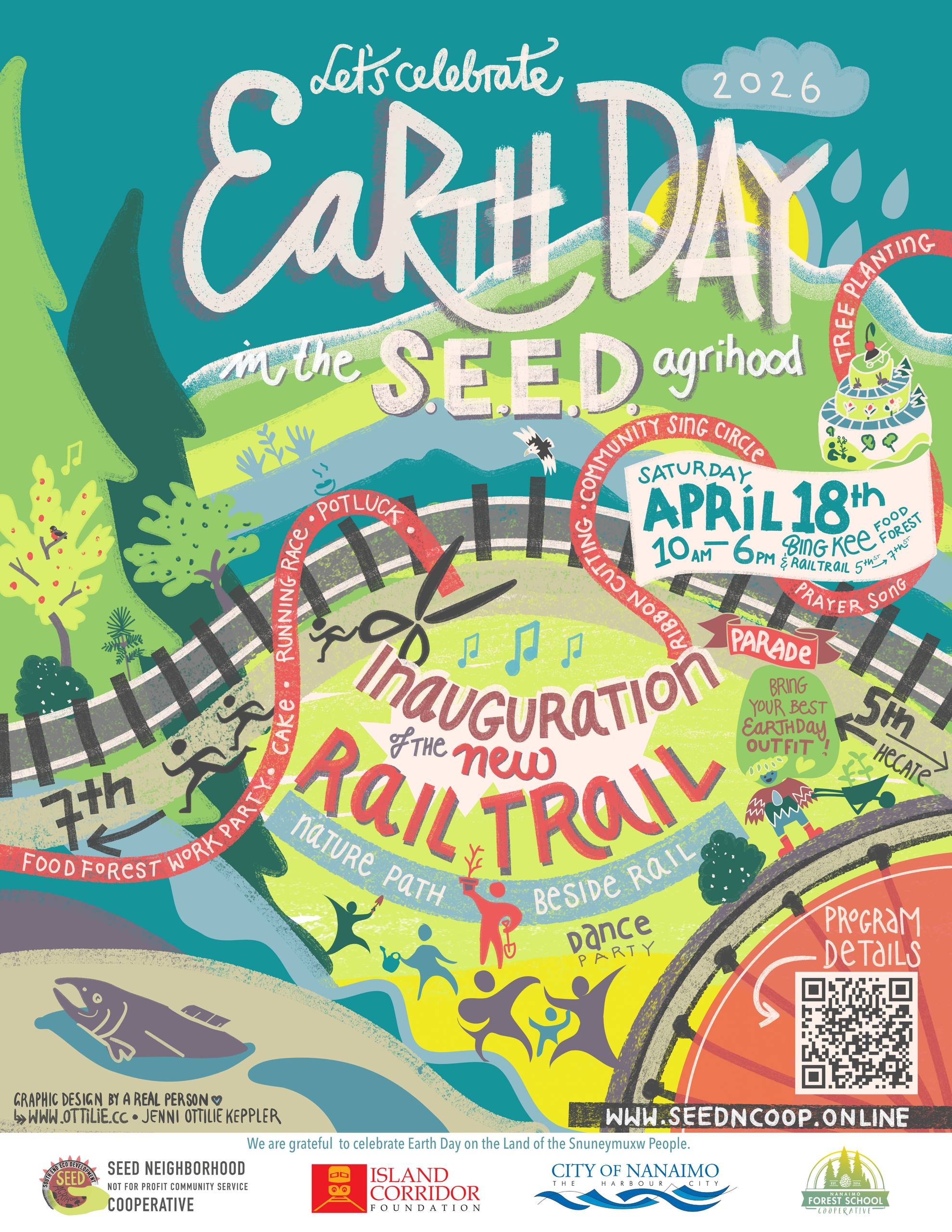 EarthDay & Rail Trail Inauguration in the SEED April 18th