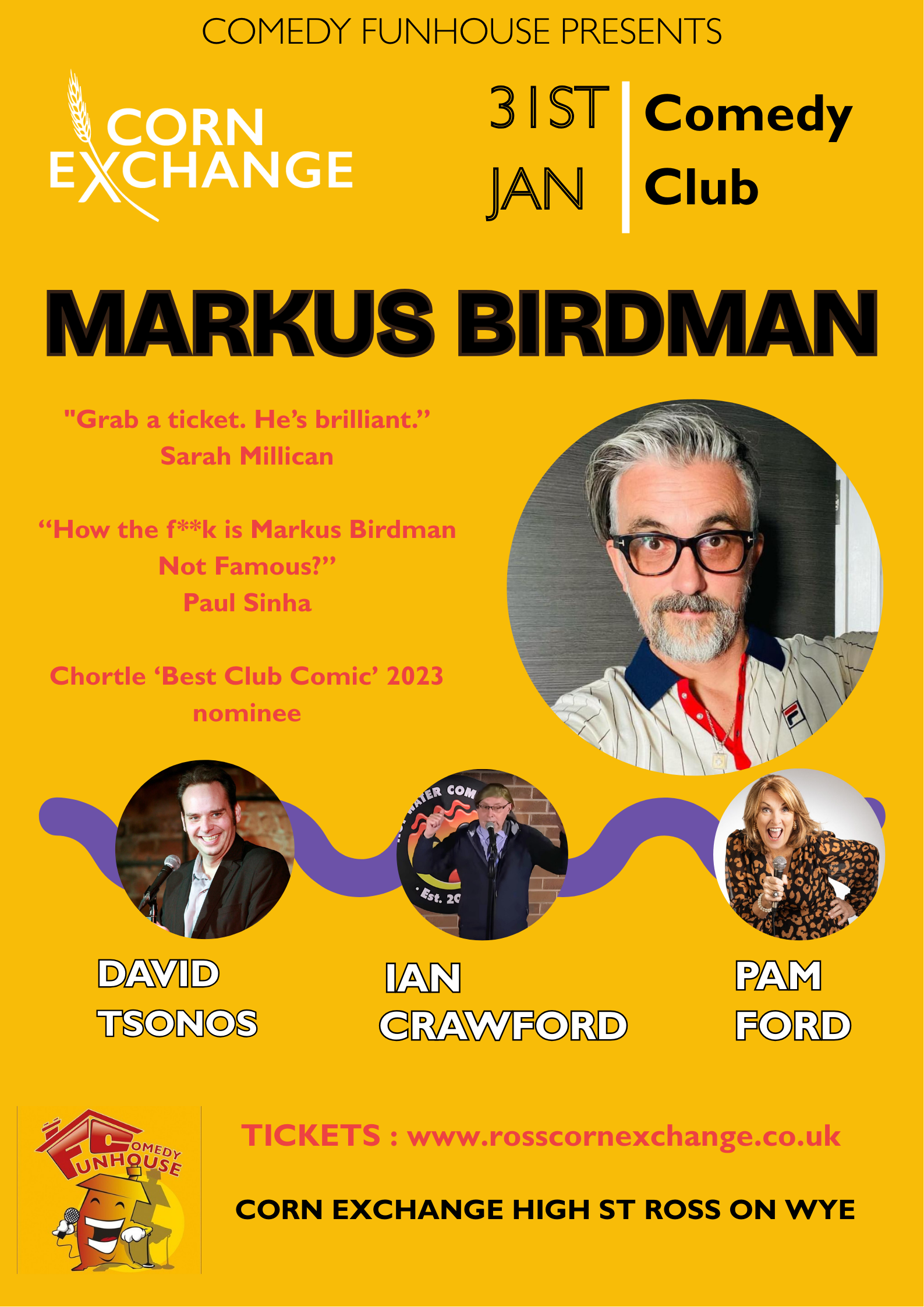 Comedy Club with Markus Birdman