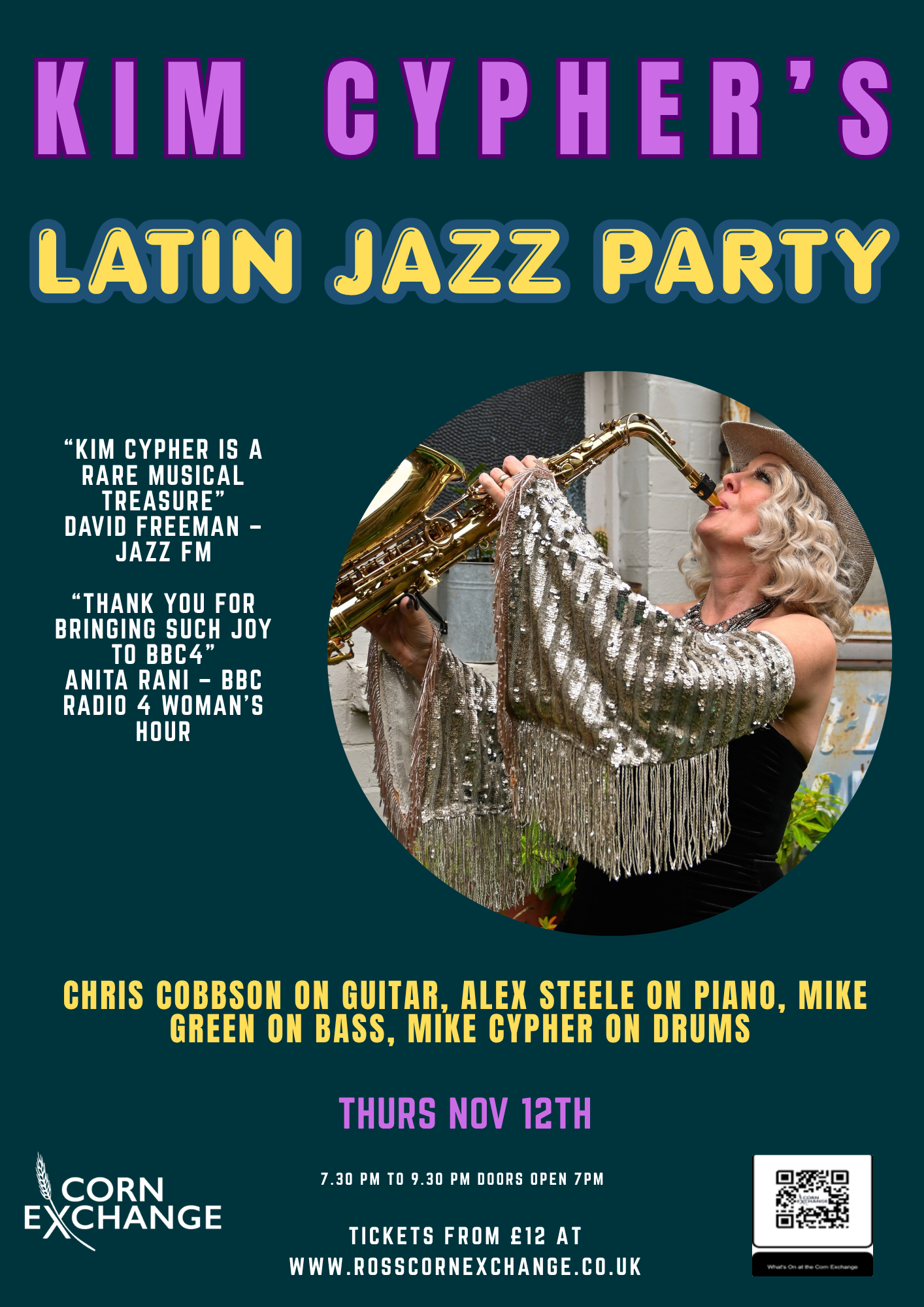 KIM CYPHER’S FUNKY LATIN JAZZ PARTY 