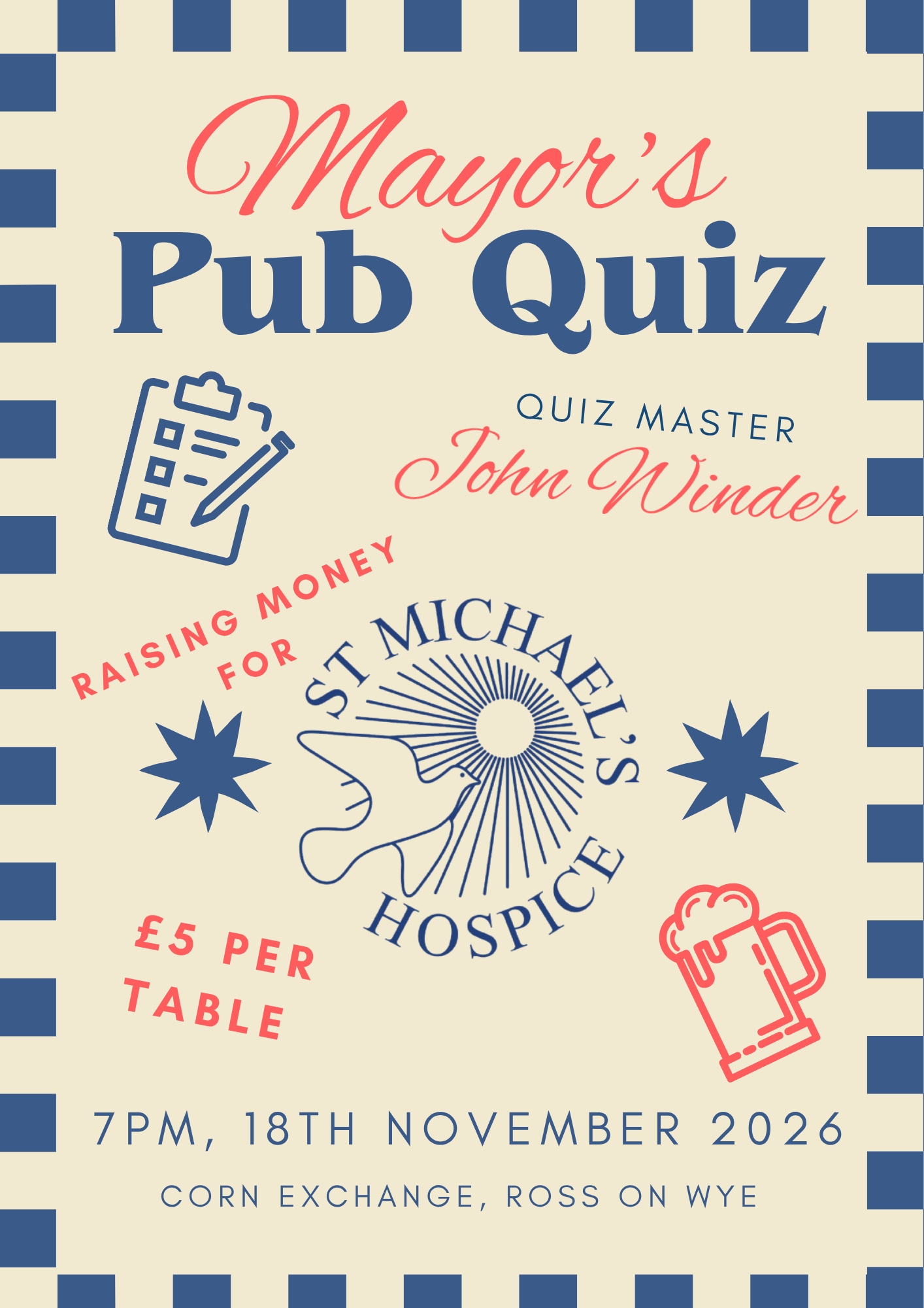 Mayor's Table Quiz