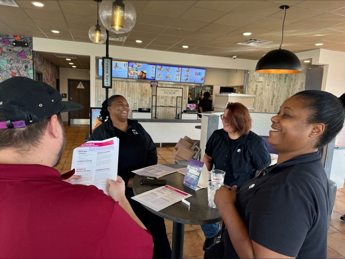 Alex led the way at our Train the Trainer, Cantina Rally! A little role playing and a few laughs made the whole learning experience that much better!
#tacobell #training