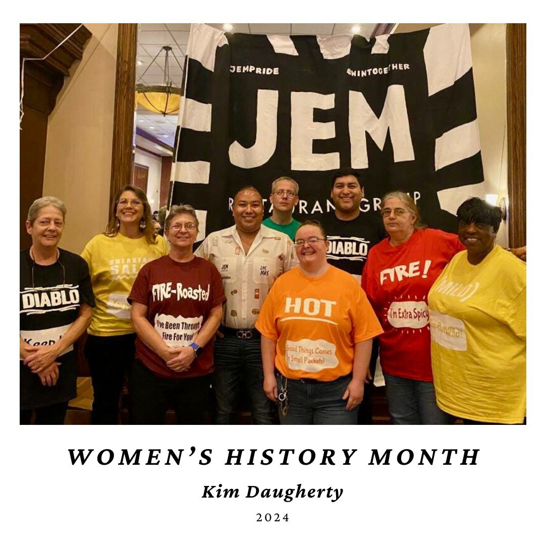 In honor of Women's History Month, we would like to take each Friday in March to recognize at least one of our fantastic leaders in the field. Area Coach, Kim is pictured here on the left In yellow, with her outstanding team, She remembers loving Tac