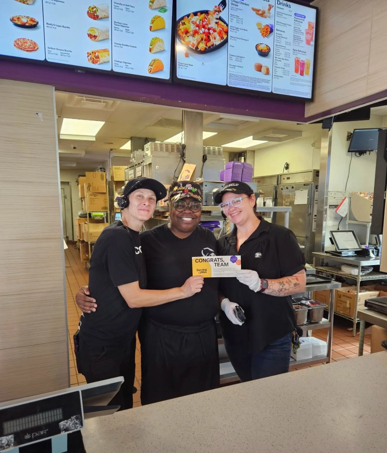Clocked in. Showed out. Got recognized. 👏💜
Congratulations to this incredible Taco Bell team on a well-deserved recognition! 🌮🎉