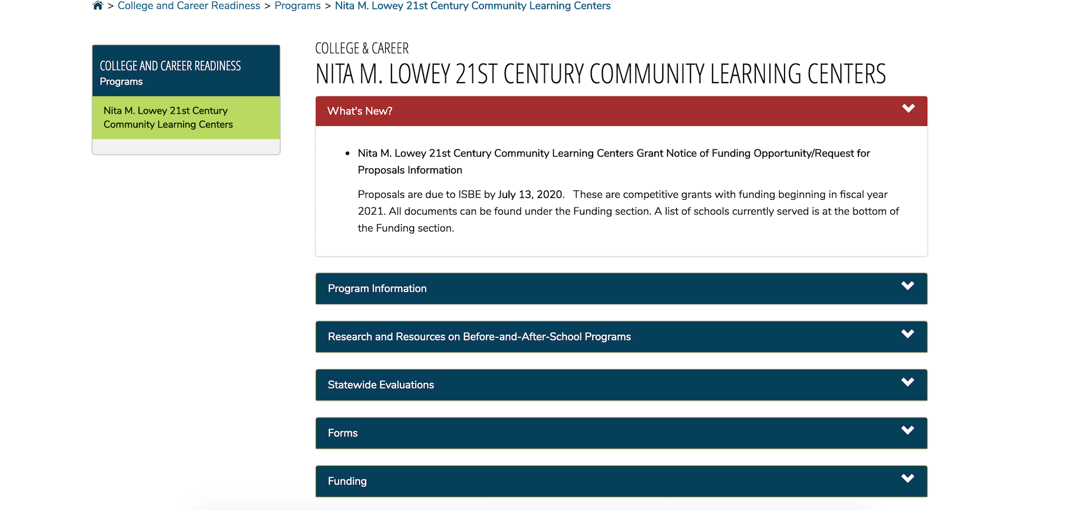 Notice to the Community of Intent to Apply