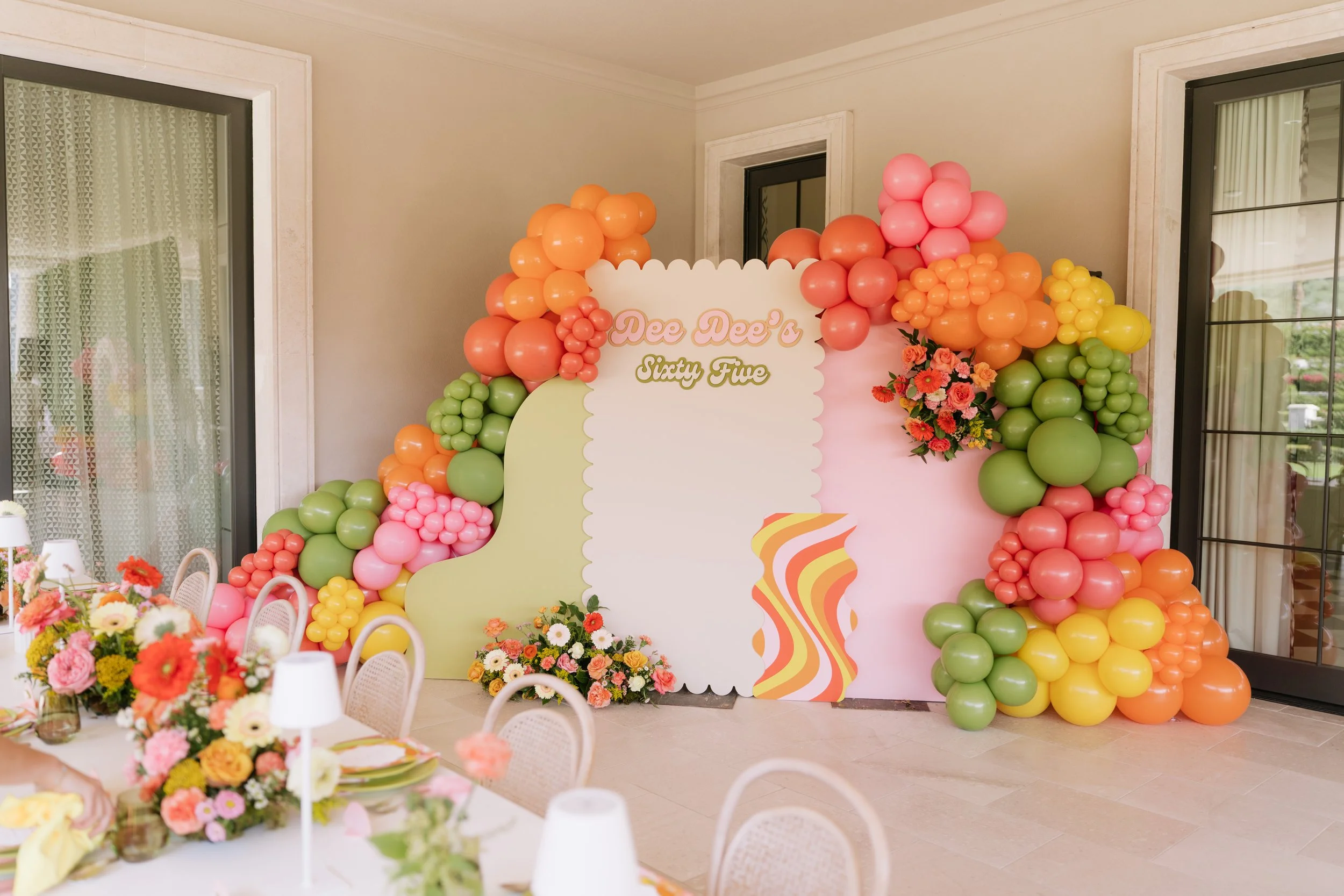 A Groovy 65th Birthday Celebration with Camelback Mountain Views | Madison Kay Events