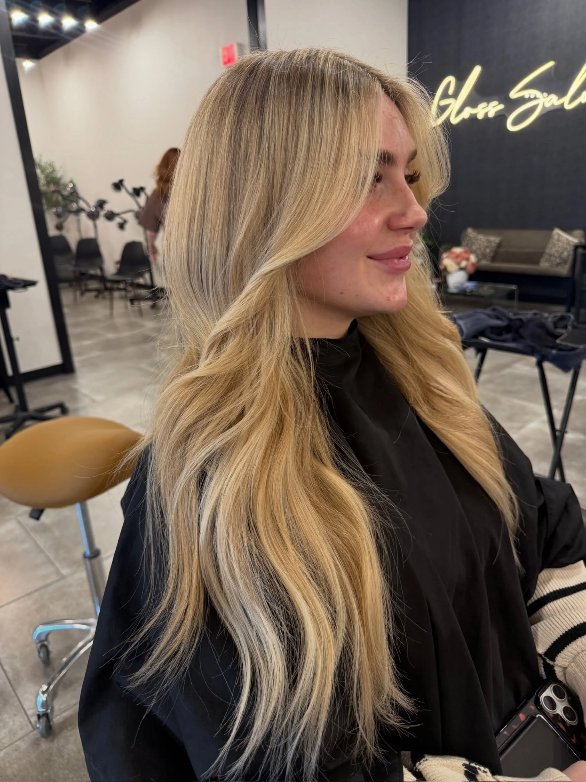 Officially entered: blonde season ☀️✨
