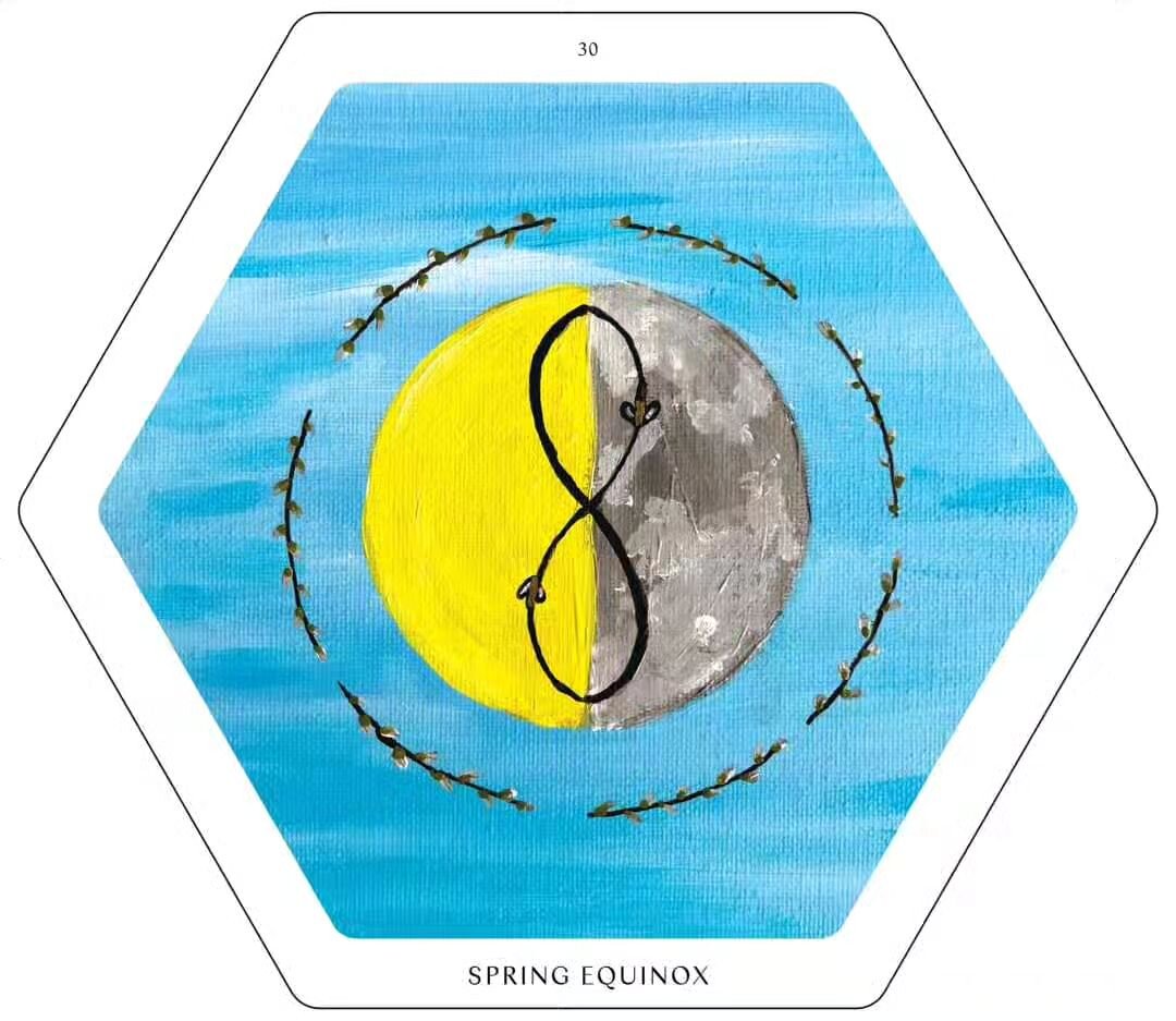 🌟🐝🌟 Lesson from the Hive 🐝🌟🐝

When the Spring Equinox card shows up, it brings a message of renewal and fresh beginnings. This card serves as a powerful reminder that now is the opportune moment to lay a strong foundation for our future endeavo