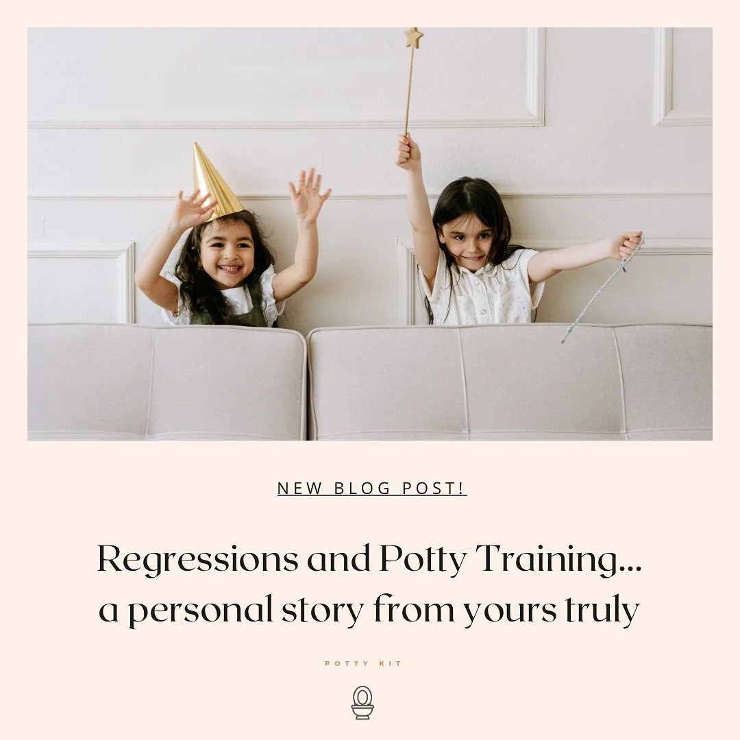 Potty Regressions! They are so normal, yet they are such a struggle! Sharing a personal story here on the PK blog, link in bio ✨