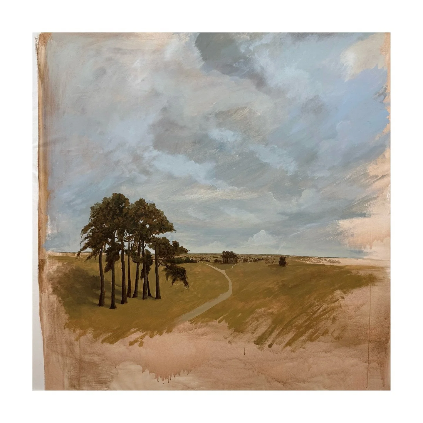 150x150cm 
Acrylic and Gouache on canvas 
&lsquo;Armada&rsquo;