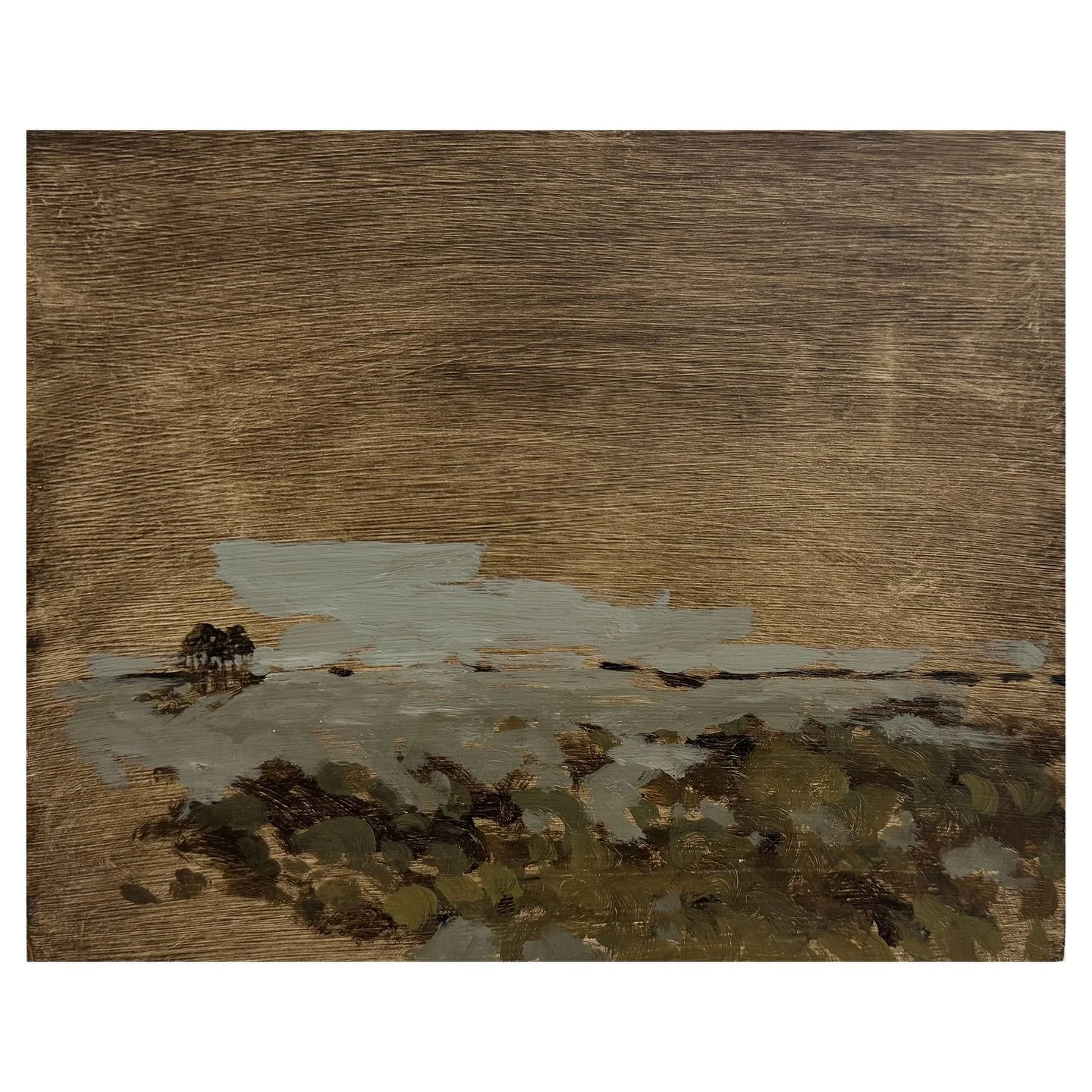 20x25.5cm
Acrylic on wooden panel 
&lsquo;Water logged&rsquo;