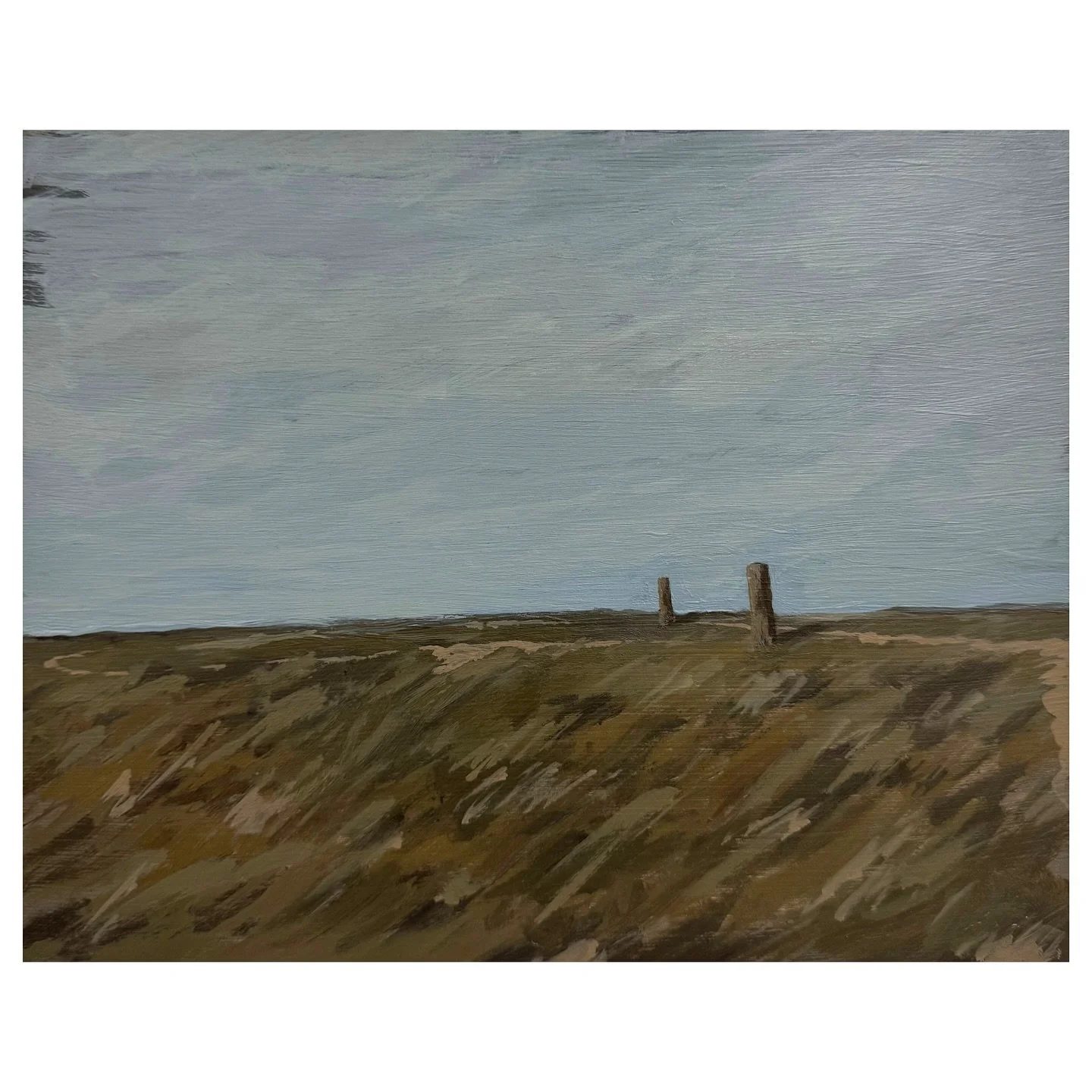 20x25.5cm 
Acrylic on wooden panel 
Two pillars 

#landscapepainting#landscape#painting#turpscc#turps