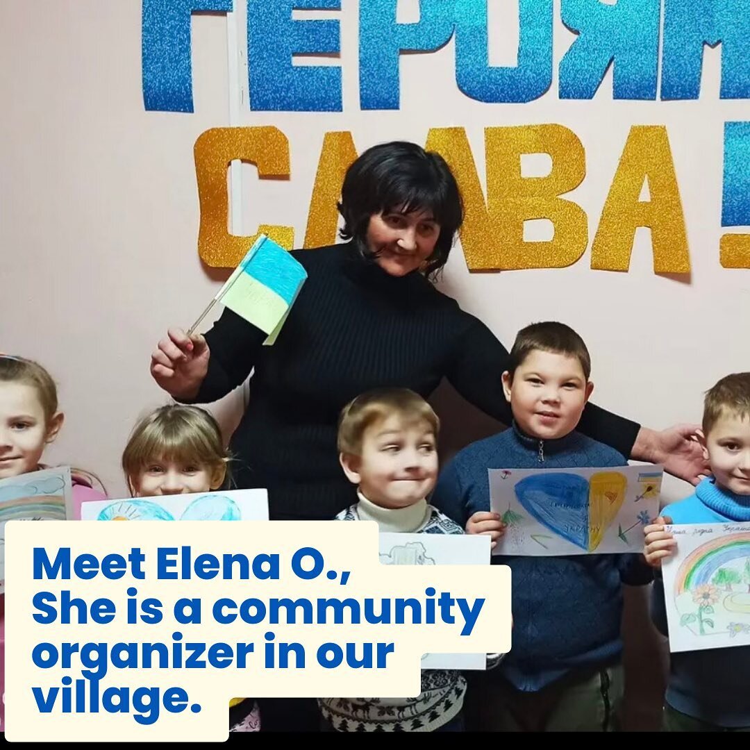 Our newest initiative is to help Elena keep her art school going! The children of our village desperately need distraction from their grim reality and people like Elena are paying out of pocket to make a difference in their community. Let&rsquo;s sho