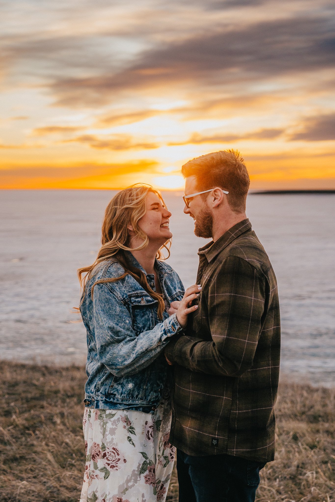 Rowan + Coltan’s Playful Sunset Engagement Session at Lake Newell near Brooks, Alberta-240414-086.jpg