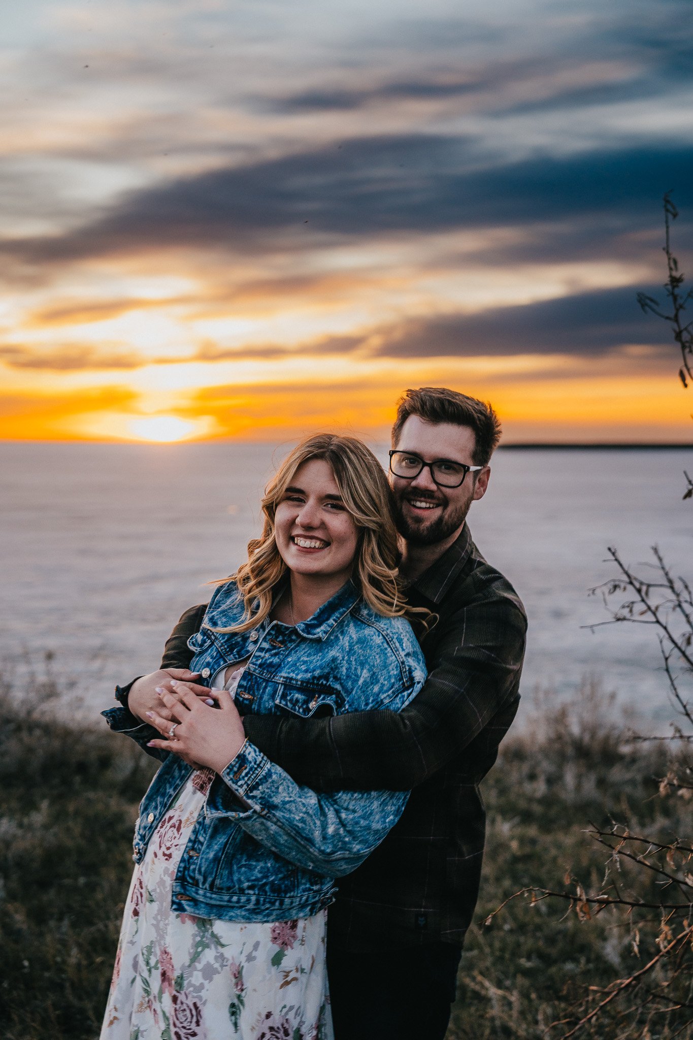 Rowan + Coltan’s Playful Sunset Engagement Session at Lake Newell near Brooks, Alberta-240414-087.jpg