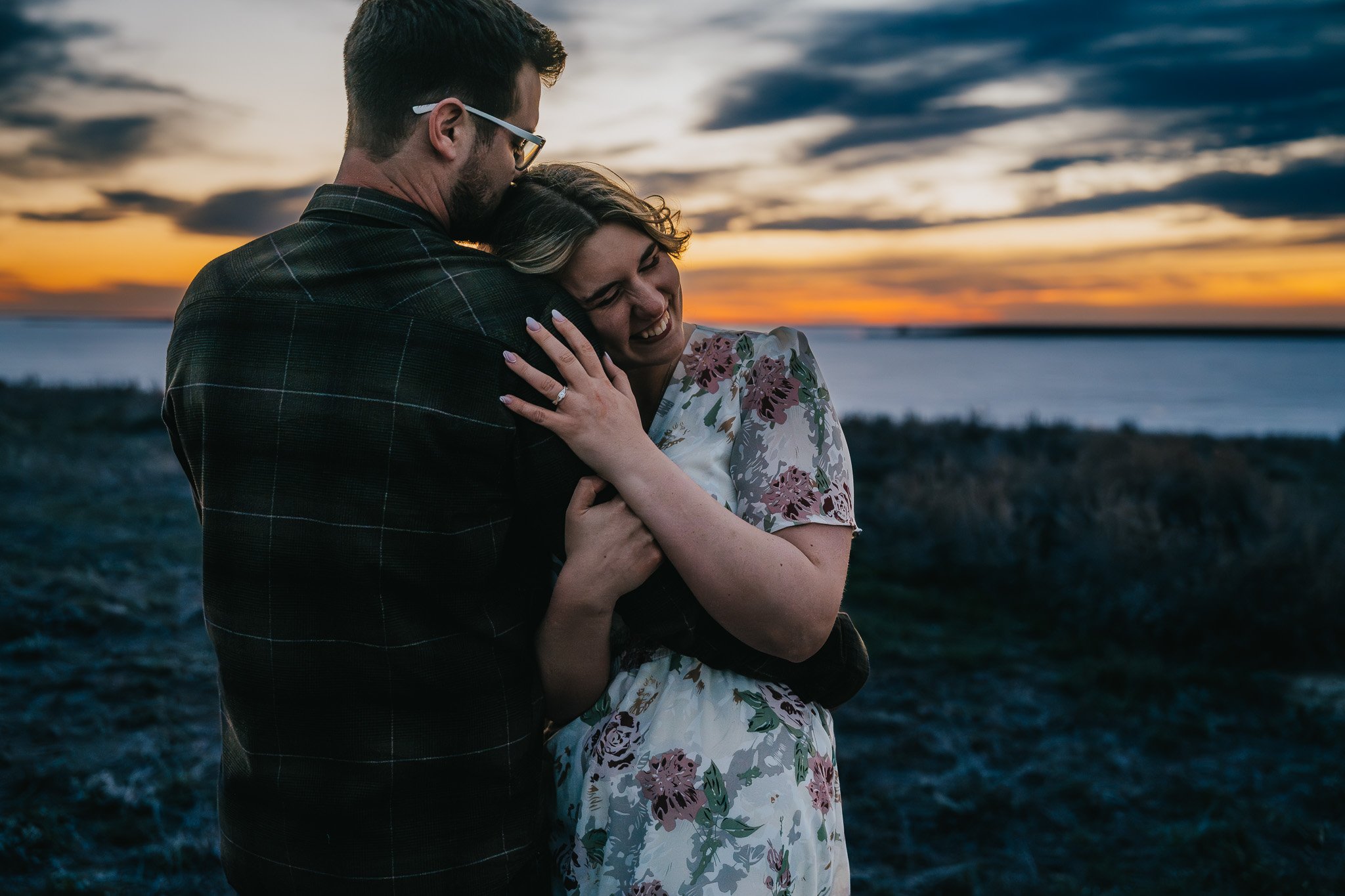 Rowan + Coltan’s Playful Sunset Engagement Session at Lake Newell near Brooks, Alberta-240414-095.jpg