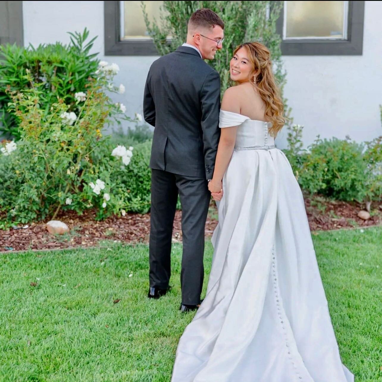 Lovely bride finally got to celebrate getting married.
